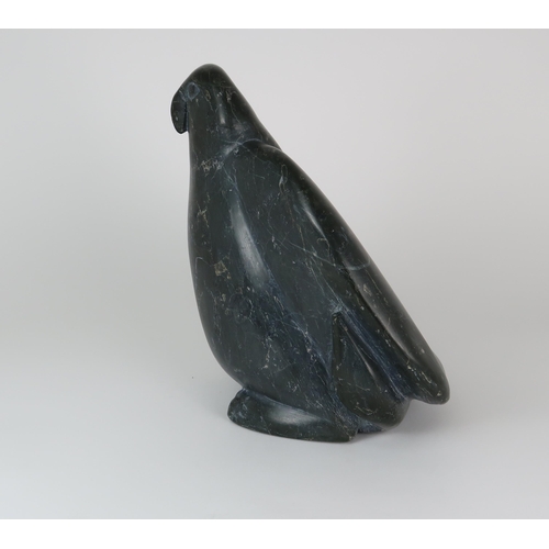 1007 - PAMALIRA KIGAIOWLSoapstone carving, inscribed indistinctly to base, 29cm (11.5