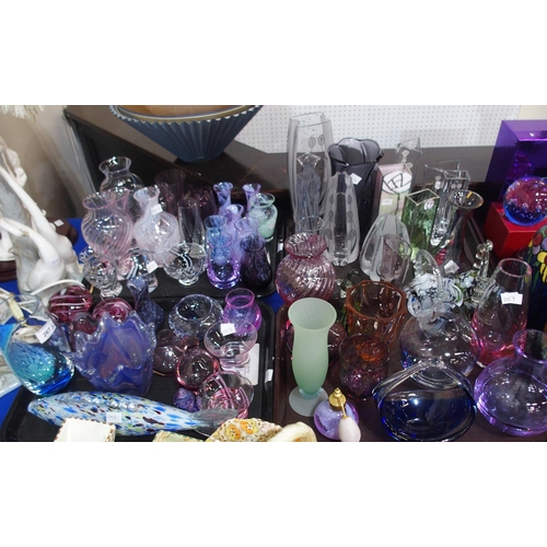 267 - A collection of Caithness glass including vases, and assorted other glassware