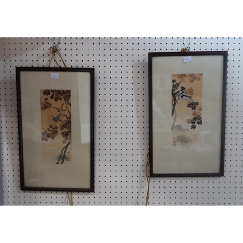 311A - A pair of Chinese watercolours