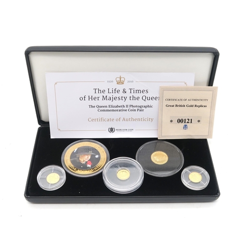 505 - *WITHDRAWN* ELIZABETH II The Life and Times of Her Majesty the Queen Photographic commemorative Coin... 