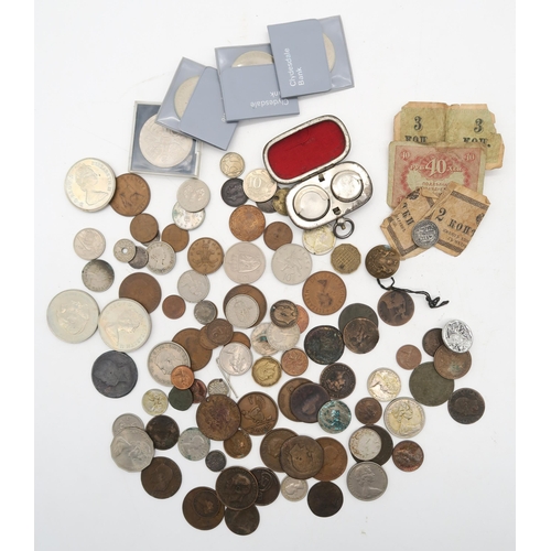 509 - A mixed lot of coins to include British and worldwide  