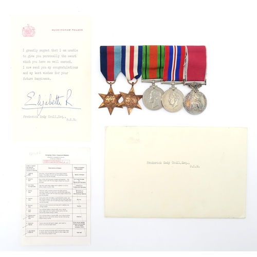 2613 - A WW2 AND LATER BRITISH EMPIRE MEDAL GROUP OF FIVEAwarded to Frederick Eady Coull Esq., comprising E... 