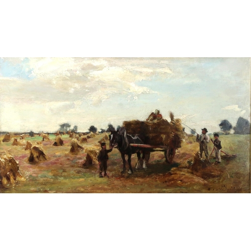 2970 - SIR JAMES LAWTON WINGATE RSA (SCOTTISH 1846-1924)HARVEST TIMEOil on canvas, signed lower right, date... 