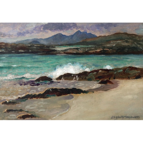 2985 - ELIZABETH MARY WATT (SCOTTISH 1886-1954)WESTERN ISLES, POSSIBLY IONAOil on canvas, signed lower righ... 