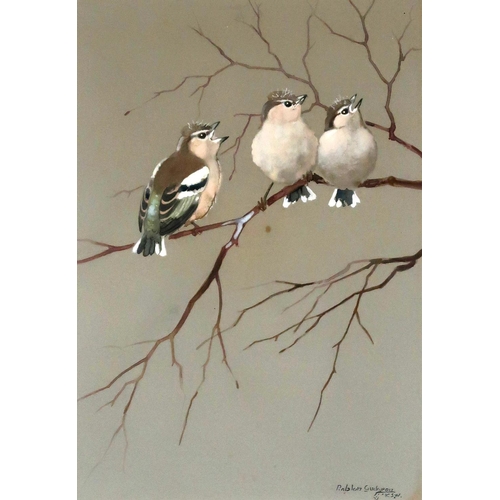 2991 - RALSTON GUDGEON RSW (SCOTTISH 1910-1984)CHAFFINCH YOUNGWatercolour, signed lower right, 36.5 x 25.5c... 