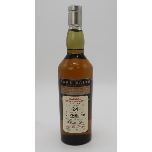 2651 - CLYNELISH 1972 RARE MALTS SELECTION SINGLE MALT SCOTCH WHISKY Aged 24 years 61.3%vol 70cl e Bottle n... 