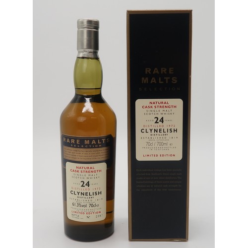 2651 - CLYNELISH 1972 RARE MALTS SELECTION SINGLE MALT SCOTCH WHISKY Aged 24 years 61.3%vol 70cl e Bottle n... 