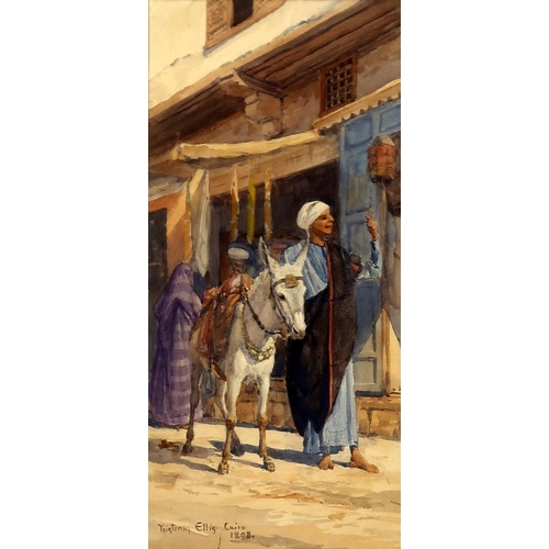 814 - TRISTRAM JAMES ELLIS (ENGLISH 1844-1922)CAIROWatercolour, signed lower left, dated 1898, 34.5 x 16cm... 