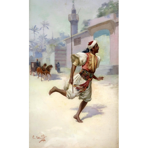 814 - TRISTRAM JAMES ELLIS (ENGLISH 1844-1922)CAIROWatercolour, signed lower left, dated 1898, 34.5 x 16cm... 