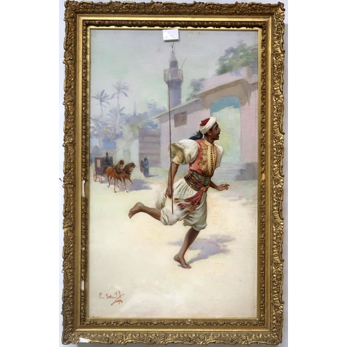 814 - TRISTRAM JAMES ELLIS (ENGLISH 1844-1922)CAIROWatercolour, signed lower left, dated 1898, 34.5 x 16cm... 