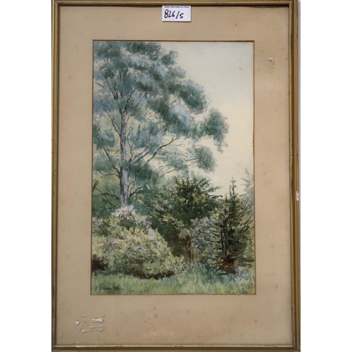 826 - ARTHUR PERIGAL RSA (ENGLISH 1816-1884)LOCH VIEWWatercolour, signed lower right, dated 1880Together w... 