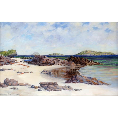 834 - SCOTTISH SCHOOLDAVAAR ISLANDOil on canvas, signed lower left 'Edward Pursell', dated 1936Together wi... 