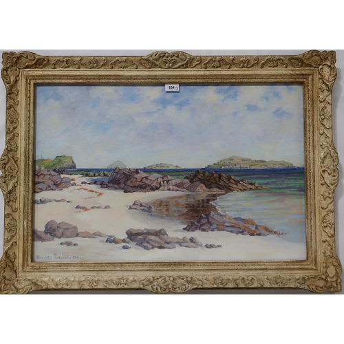 834 - SCOTTISH SCHOOLDAVAAR ISLANDOil on canvas, signed lower left 'Edward Pursell', dated 1936Together wi... 