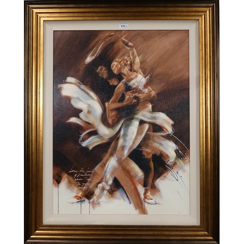 876 - CONTEMPORARY SCHOOL BALLET DANCERSPrint multiple, signed lower right 'Katie Meiering', 80 x 58cmToge... 