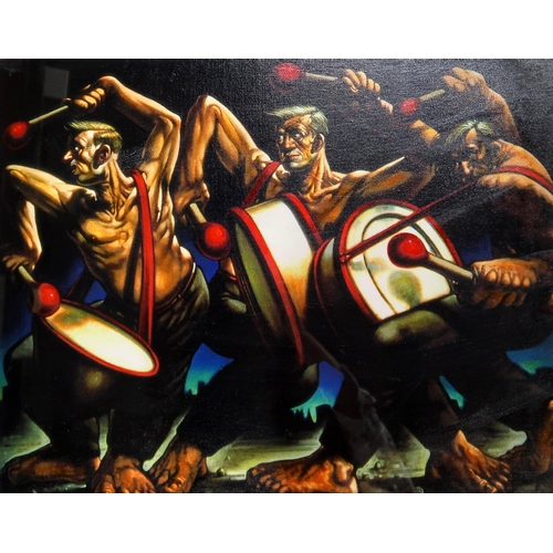 891 - AFTER PETER HOWSON (SCOTTISH b.1958)DRUM IIPrint multiple, 58 x 73cm