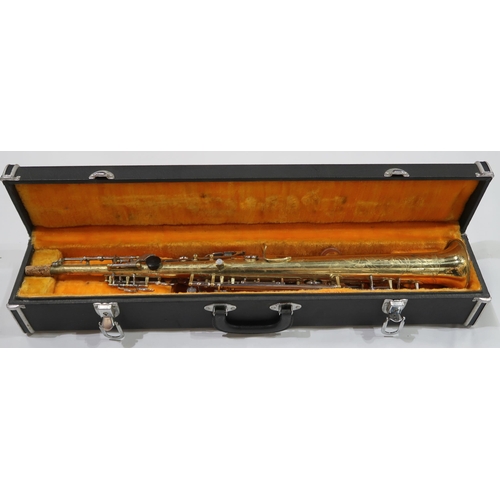 496 - SOPRANO SAXOPHONE engraved at the horn 