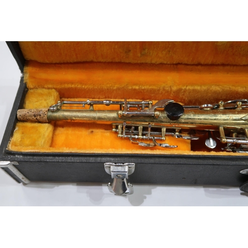 496 - SOPRANO SAXOPHONE engraved at the horn 