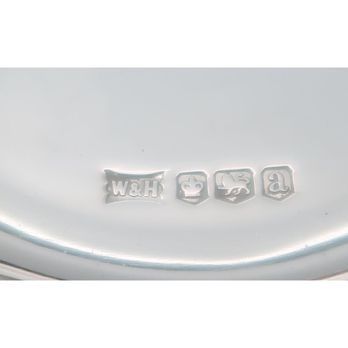 361 - A George V silver ash tray, by Mappin & Webb, Sheffield 1943, and a silver table lighter by Cali... 