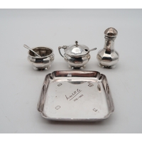 A Pair of Vintage Mappin and Webb Silver Plate Pierced Bon