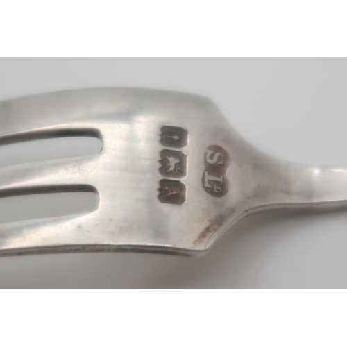 370 - A rectangular silver tray, by Levi & Salaman, Birmingham, a set of silver oyster forks, by Samue... 