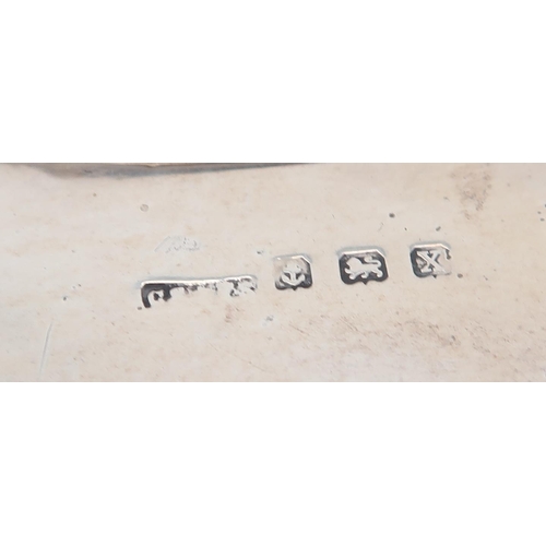 381 - A collection of silver including four hat pins in the form of golf clubs, various marks and makers, ... 