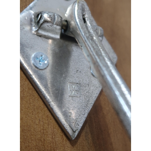 262 - A WMF style 'Echo' Art Nouveau style brass framed mirror