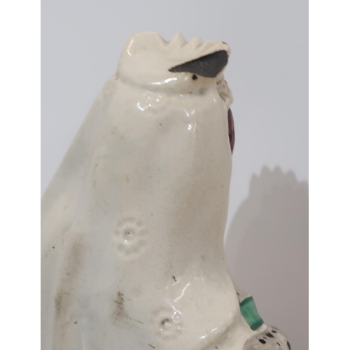 283 - A pair of large Staffordshire flatback figures of Queen Victoria and Prince Albert