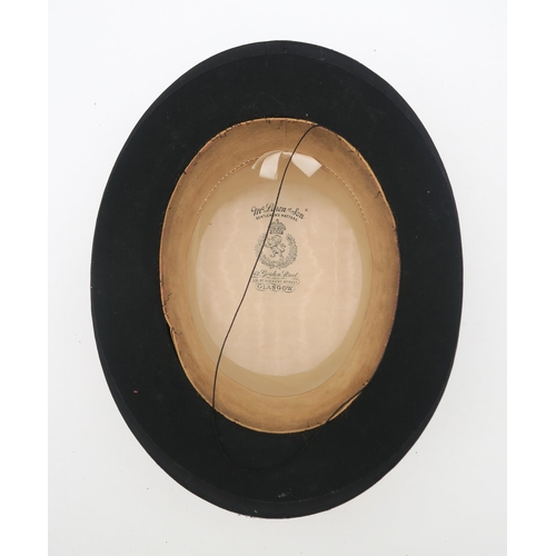 466 - A silk top hat, small size, by McLaren & Son, Gentlemen's Hatters, Glasgow, measuring approx. 19... 