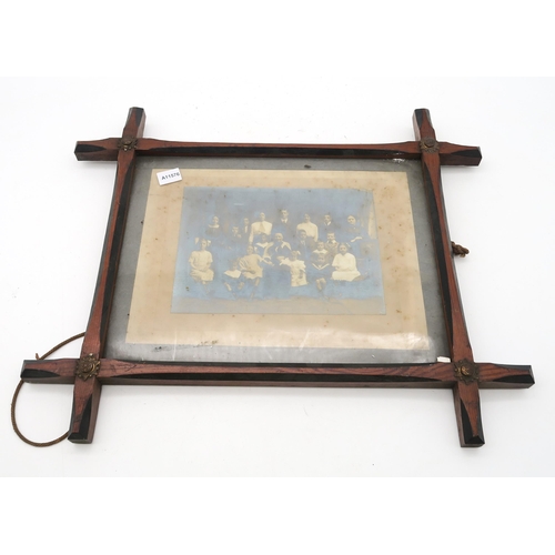 484 - A small watercolour seascape by J.M. Cuthell, titled&nbsp;The Mumbles (Swansea), in gilt frame measu... 