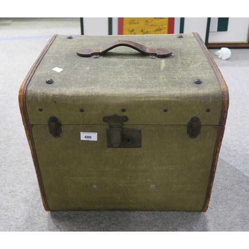 486 - A pair of small copper and brass ship's Port and Starboard lanterns by Buchan Supply Stores, Peterhe... 
