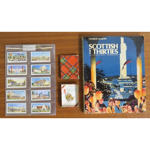 495 - A small collection of items pertaining to the Empire Exhibition, Scotland of 1938, comprising a fram... 