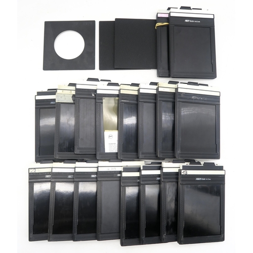 507 - A large quantity of Sinar large format monorail camera components, to include a Rodenstock Apo-Ronar... 