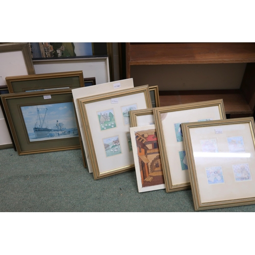 158 - A mixed lot framed prints etc