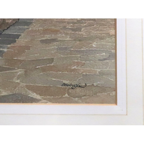 912 - FRANK COLCLOUGH Crail, signed, watercolour, 32 x 74cm