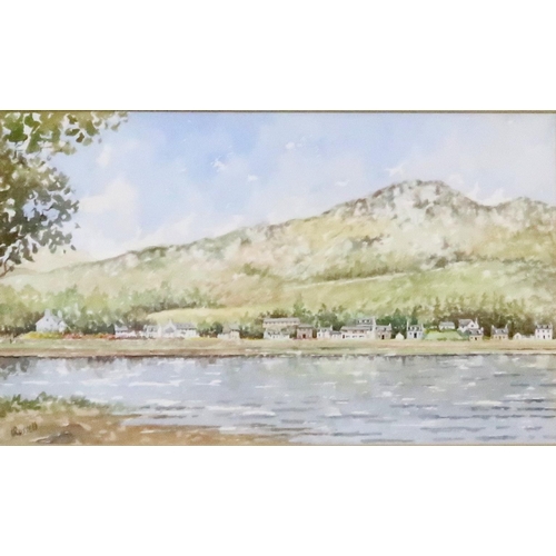 937 - IRVINE RUSSELL Lochgoilhead, signed, watercolour, 25 x 42cm and two others (3)... 