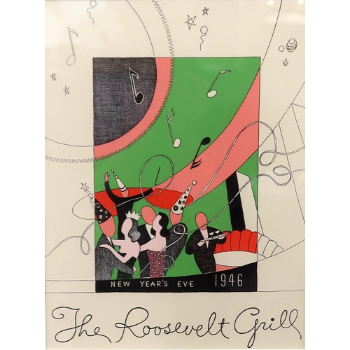 966 - 20TH CENTURY SCHOOLTHE ROOSEVELT GRILL, NEW YEAR'S EVE 1946The Roosevelt Grill, New York New Year's ... 