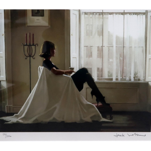 968 - JACK VETTRIANO (SCOTTISH b.1951)THE WAITPrint multiple, signed lower right, numbered 59/350Together ... 