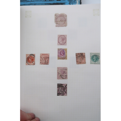 426 - A stamp collection in four albums and various loose leaf folders and note books, with Abbey Stamp Al... 