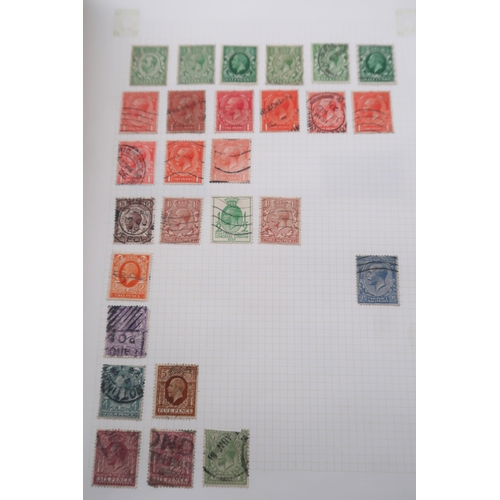 426 - A stamp collection in four albums and various loose leaf folders and note books, with Abbey Stamp Al... 