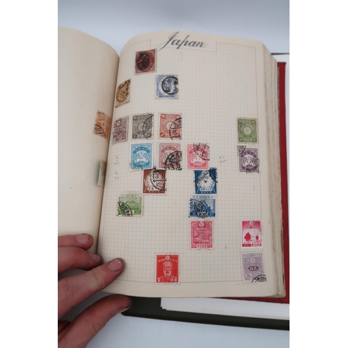 427 - World wide stamps with BG Victoria 1/d black, 1./d red, 2/d blue, 1/d lavender, U.S. Postal, Siam 10... 