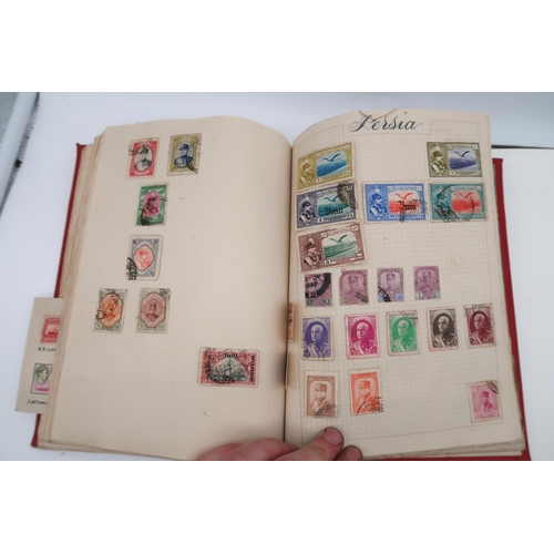 427 - World wide stamps with BG Victoria 1/d black, 1./d red, 2/d blue, 1/d lavender, U.S. Postal, Siam 10... 