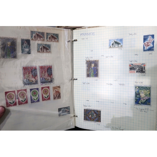 428 - A worldwide stamp collection in nine albums and various copy books, A1 France and colonies, A2 Germa... 