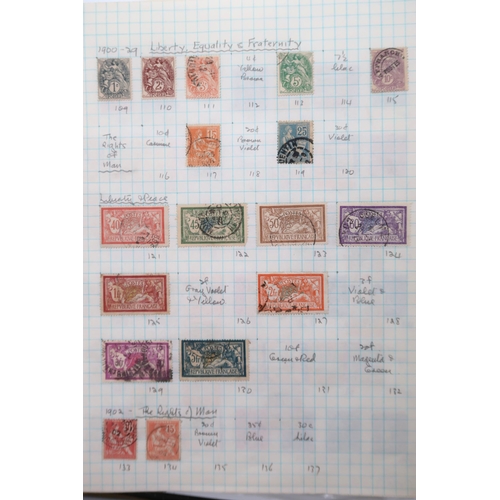 428 - A worldwide stamp collection in nine albums and various copy books, A1 France and colonies, A2 Germa... 