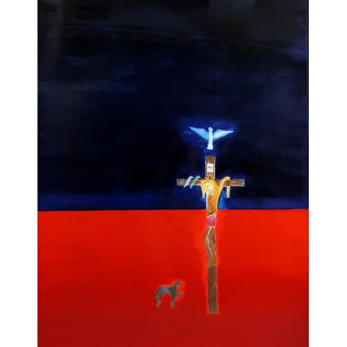 3073 - CRAIGIE AITCHISON CBE RA (1926-2009)CRUCIFIXION Silkscreen, signed verso, ed. 31/75, 140 x 109cm (55... 