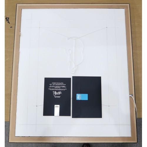 457 - Cycling: a Team Sky jersey bearing the signatures of riders in their 2012 Tour de France-winning lin... 