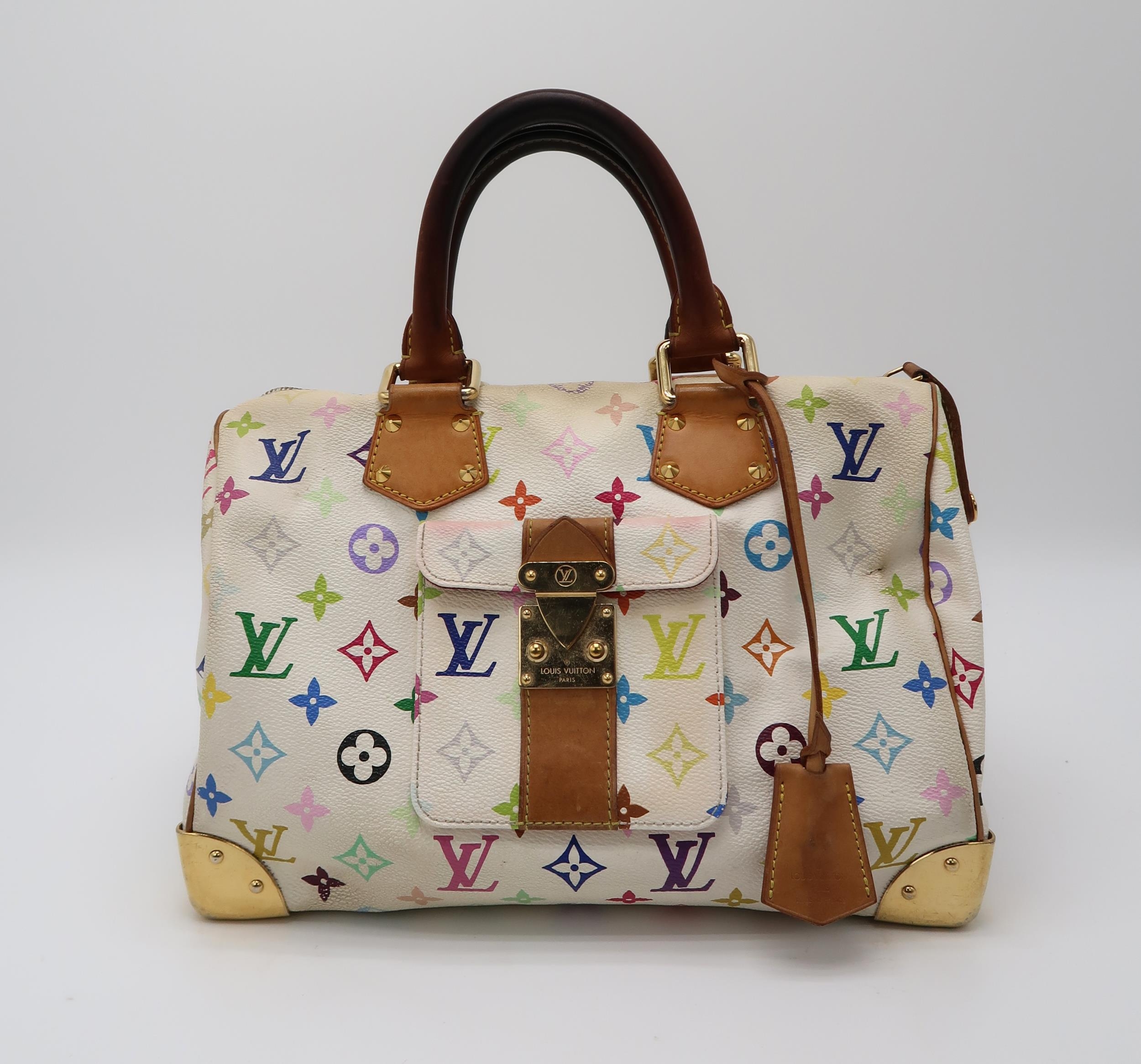 Sold at Auction: Louis Vuitton Multicolor Speedy 30 Bron