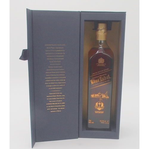 2654 - JOHNNIE WALKER BLUE LABEL RYDER CUP EDITION - GLENEAGLES 2014 Bottle Number 526/2352 Limited Edition... 