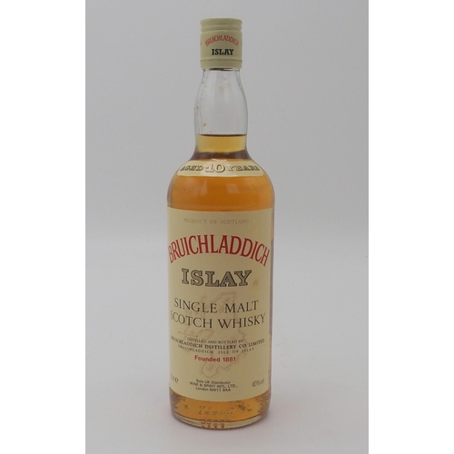 2658 - BRUICHLADDICH ISLAY 10 Year Old Single Malt Scotch Whisky 75cl 40% vol. Double Gold Award 1979... 