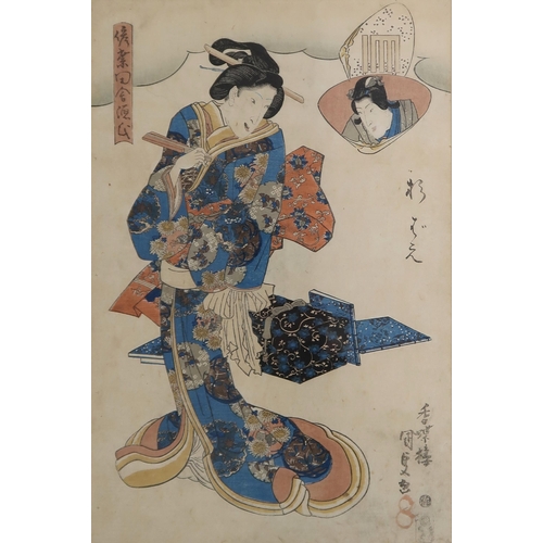 2373 - UTAGAWA KUNISADA (1786-1865)Sugibae, from the series The False Murasaki's Rustic Genji (Nise Murasak... 