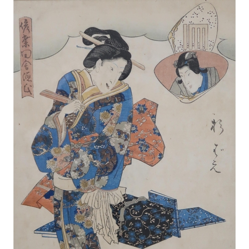 2373 - UTAGAWA KUNISADA (1786-1865)Sugibae, from the series The False Murasaki's Rustic Genji (Nise Murasak... 